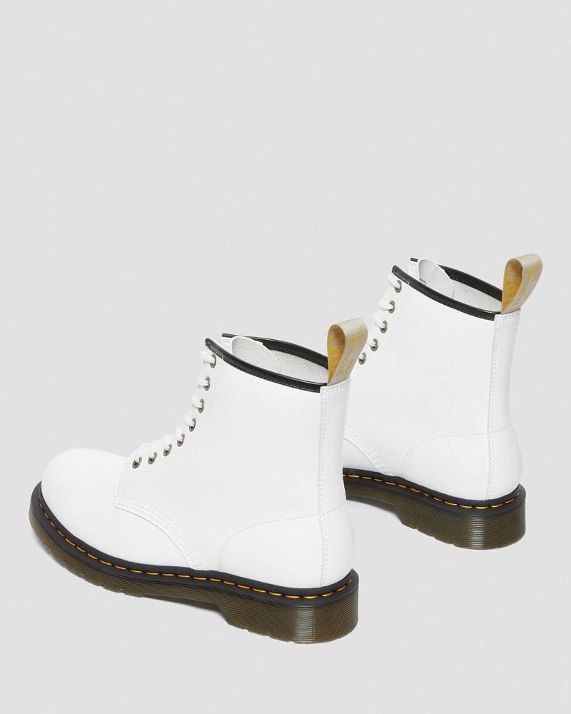 Dr Martens Vegan 1460 Kemble Veterlaarzen Dames Wit | NL 556EBC